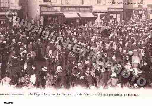 Ville de PUYENVELAY(LE), carte postale ancienne