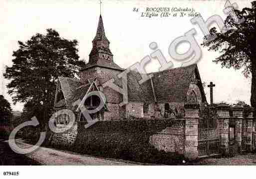 Ville de ROCQUES, carte postale ancienne