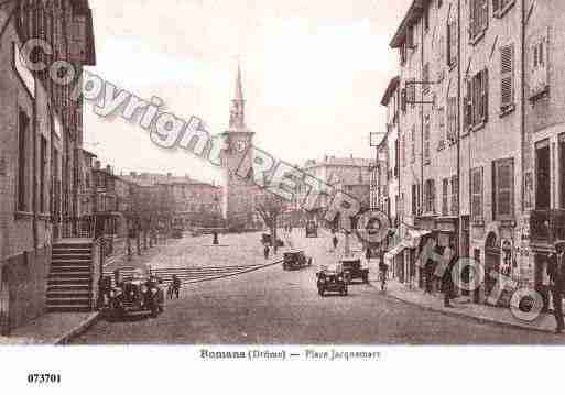 Ville de ROMANSSURISERE, carte postale ancienne