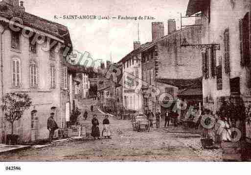 Ville de SAINTAMOUR, carte postale ancienne