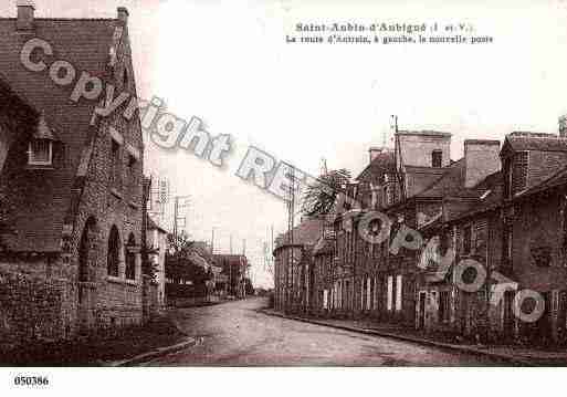 Ville de SAINTAUBIND\'AUBIGNE, carte postale ancienne