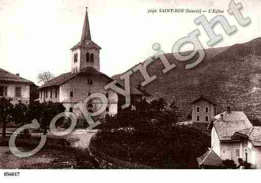 Ville de SAINTBONTARENTAISE, carte postale ancienne