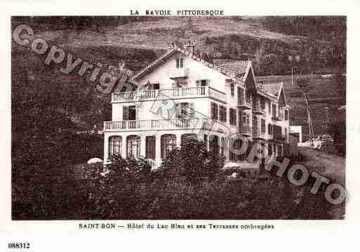 Ville de SAINTBONTARENTAISE, carte postale ancienne