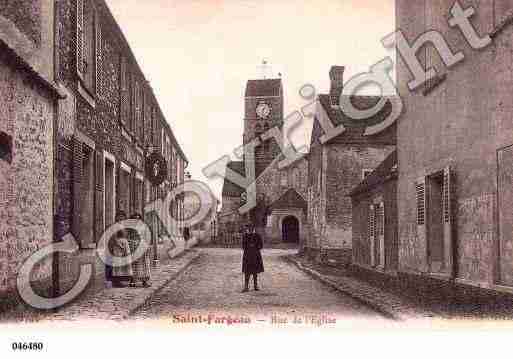 Ville de SAINTFARGEAUPONTHIERRY, carte postale ancienne