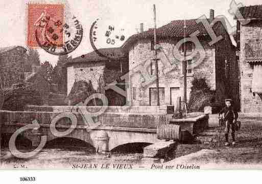 Ville de SAINTJEANLEVIEUX, carte postale ancienne