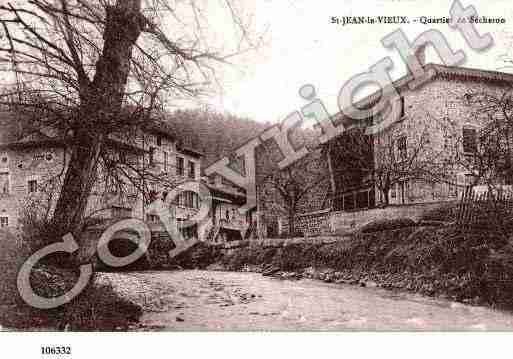 Ville de SAINTJEANLEVIEUX, carte postale ancienne