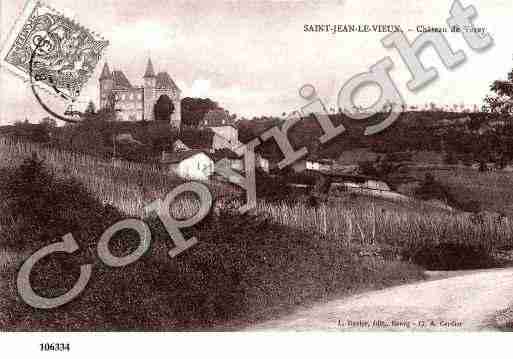 Ville de SAINTJEANLEVIEUX, carte postale ancienne