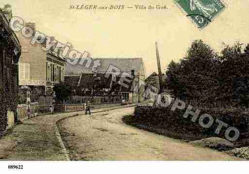 Ville de SAINTLEGERAUXBOIS, carte postale ancienne