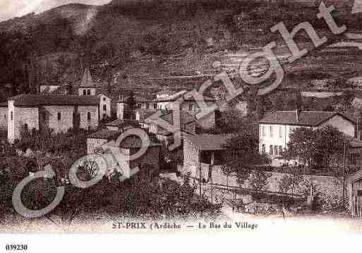 Ville de SAINTPRIX, carte postale ancienne Ville de SAINTPRIX, carte postale ancienne