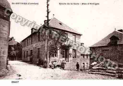 Ville de SAINTSETIERS, carte postale ancienne