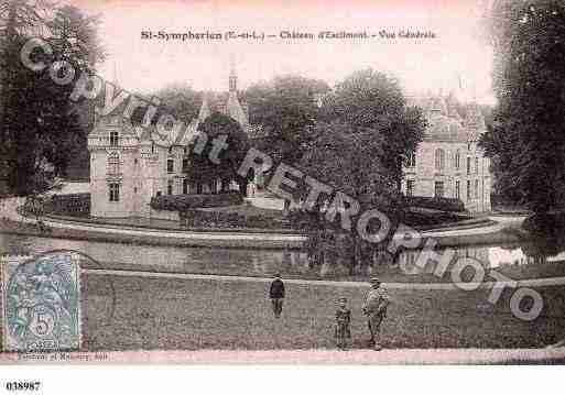 Ville de SAINTSYMPHORIEN, carte postale ancienne