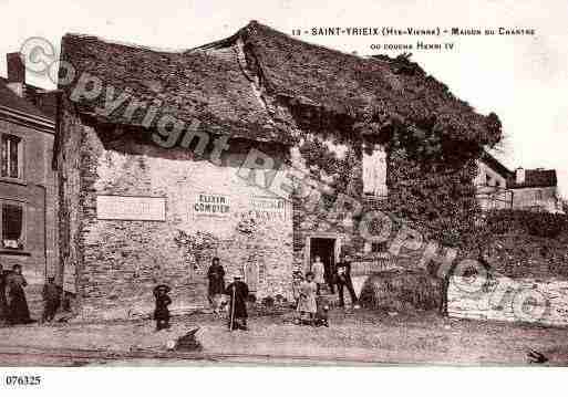 Ville de SAINTYRIEIXLAPERCHE, carte postale ancienne