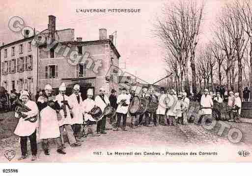 Ville de SAUXILLANGES, carte postale ancienne