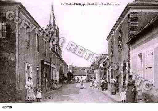 Ville de SILLELEPHILIPPE, carte postale ancienne