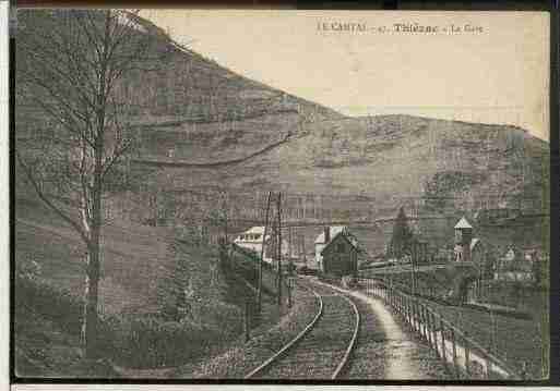 Ville de THIEZAC, carte postale ancienne