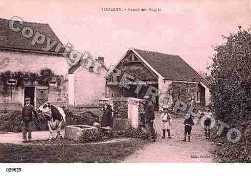 Ville de TOUQUIN, carte postale ancienne