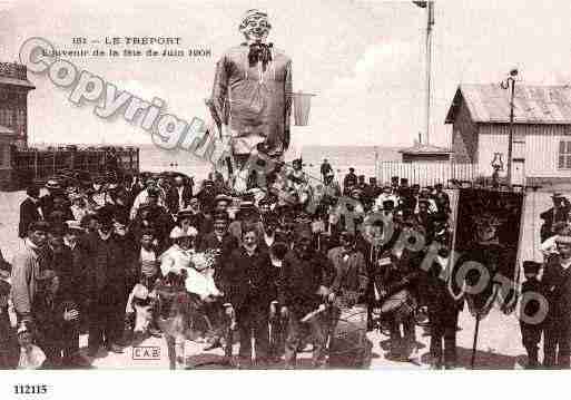 Ville de TREPORT(LE), carte postale ancienne