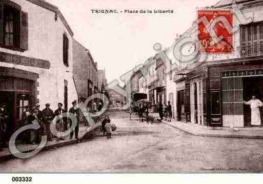 Ville de TRIGNAC, carte postale ancienne