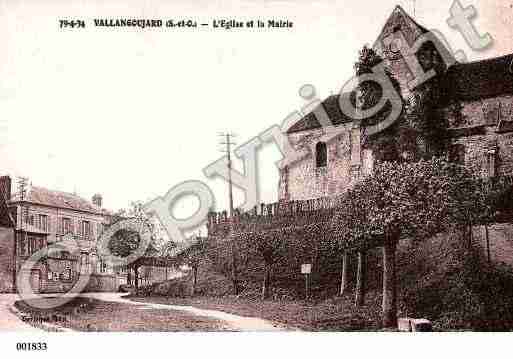 Ville de VALLANGOUJARD, carte postale ancienne