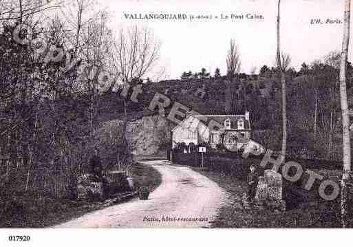 Ville de VALLANGOUJARD, carte postale ancienne