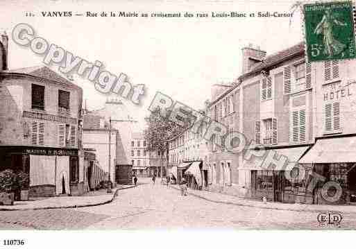 Ville de VANVES, carte postale ancienne