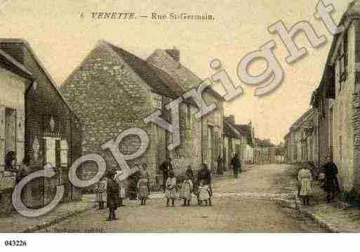 Ville de VENETTE, carte postale ancienne