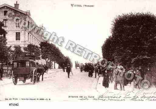 Ville de VITTEL, carte postale ancienne