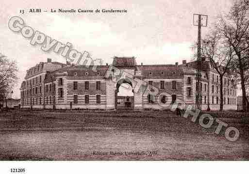 Ville de ALBI, carte postale ancienne