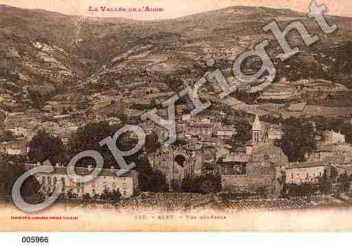 Ville de ALETLESBAINS, carte postale ancienne