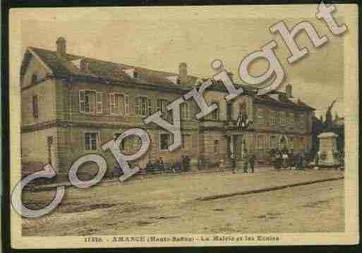 Ville de AMANCE, carte postale ancienne