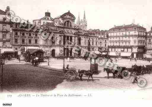 Ville de ANGERS, carte postale ancienne