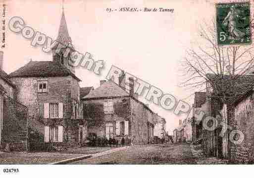 Ville de ASNAN, carte postale ancienne