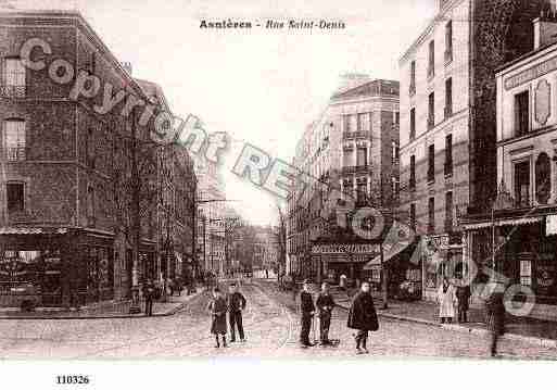 Ville de ASNIERESSURSEINE, carte postale ancienne