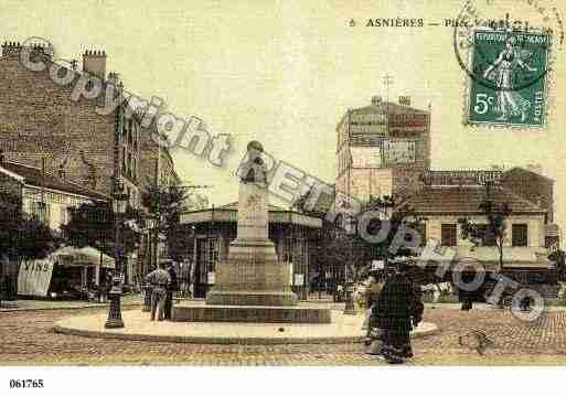 Ville de ASNIERESSURSEINE, carte postale ancienne