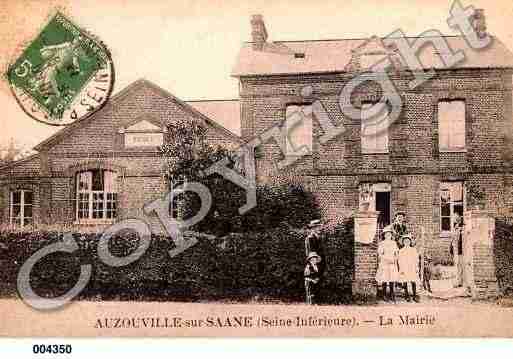 Ville de AUZOUVILLESURSAANE, carte postale ancienne