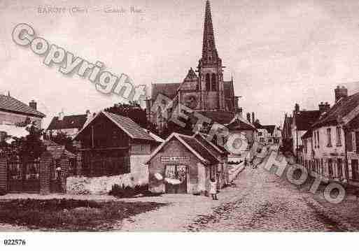 Ville de BARON, carte postale ancienne