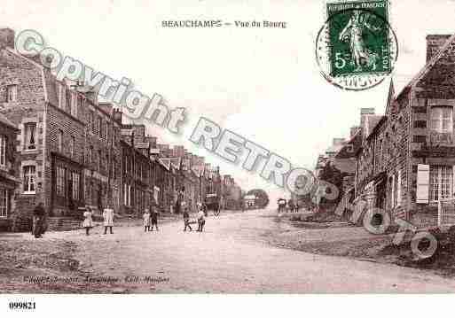 Ville de BEAUCHAMPS, carte postale ancienne