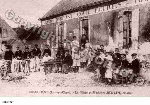 Ville de BEAUCHENE, carte postale ancienne