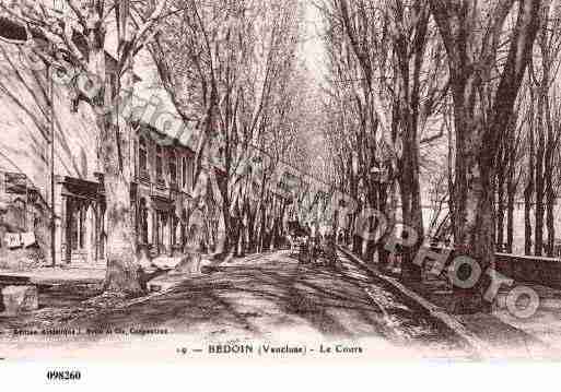 Ville de BEDOIN, carte postale ancienne