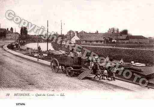 Ville de BETHUNE, carte postale ancienne