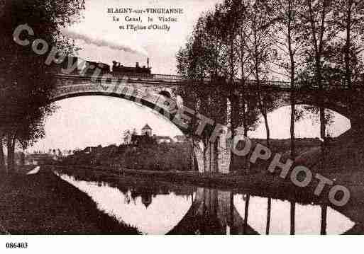 Ville de BLAGNYSVINGEANNE, carte postale ancienne