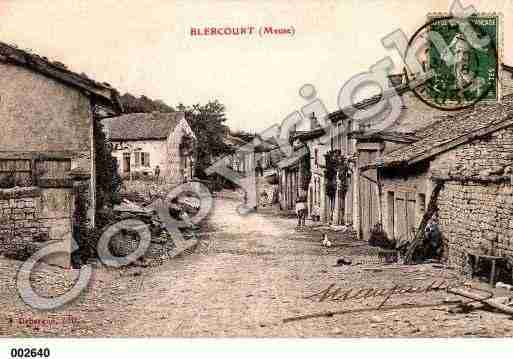 Ville de BLERCOURT, carte postale ancienne Ville de BLERCOURT, carte postale ancienne