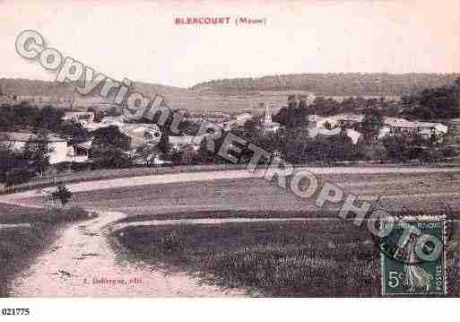 Ville de BLERCOURT, carte postale ancienne Ville de BLERCOURT, carte postale ancienne