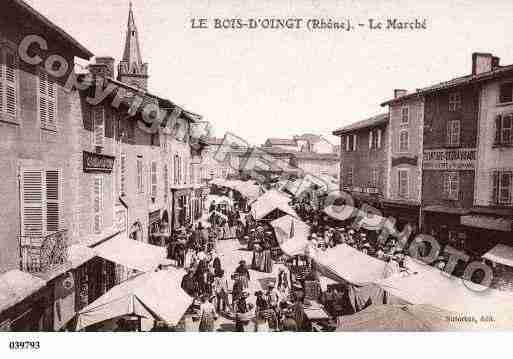 Ville de BOISD'OINGT(LE), carte postale ancienne