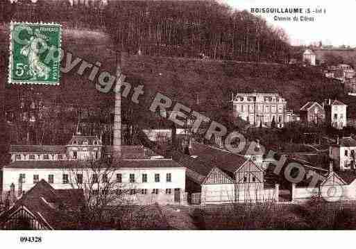 Ville de BOISGUILLAUME, carte postale ancienne