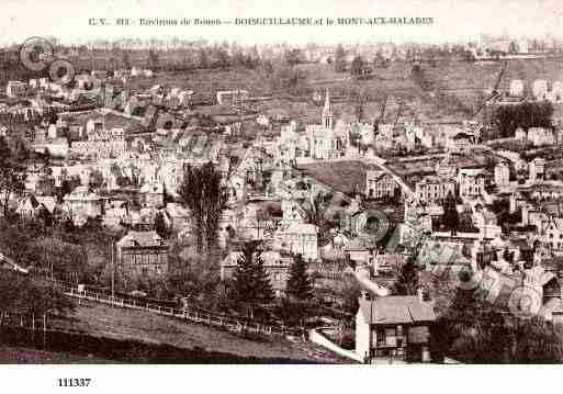 Ville de BOISGUILLAUME, carte postale ancienne