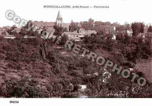 Ville de BOISGUILLAUME, carte postale ancienne