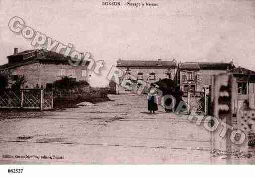 Ville de BONSON, carte postale ancienne Ville de BONSON, carte postale ancienne