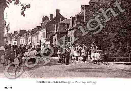 Ville de BOUTTENCOURT, carte postale ancienne