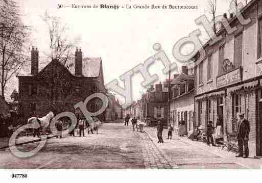 Ville de BOUTTENCOURT, carte postale ancienne